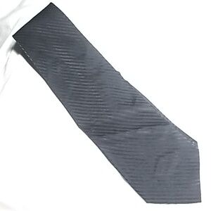 black on black diagonal striped tie